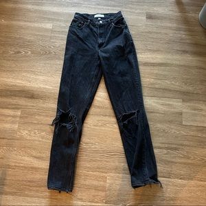 Abercrombie Curve Love 90s Ultra High Rise Straight Jean size 25 long